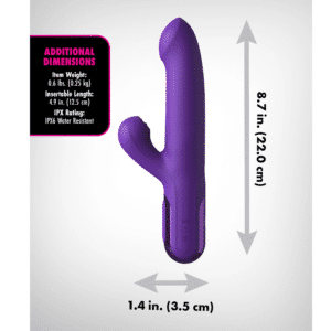Super Sonix Tongue-licking Clit Stimulation Thruster Massager Rabbit Vibrator