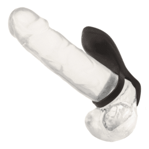 Closer Silicone Intimate Rechargeable Penis Ring With Ball Strap California Exotics