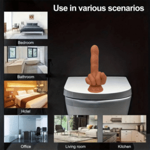 Finger Fest Flip Off Dildo Realistic Suction Cup Dong
