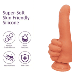 Finger Fest Thumbs Up Silicone Realistic Dildo