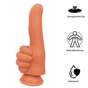 Finger Fest Thumbs Up Silicone Realistic Dildo