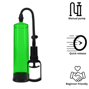 Pumped Basic Pump 2 Water Resist Beginner-Friendly Manual Penis Pump