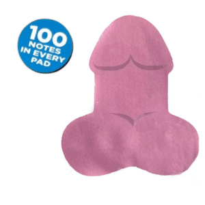 Super Fun Penis 100 Multicolored Sticky Notes
