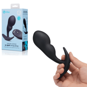 Silicone Prostate Massager Black