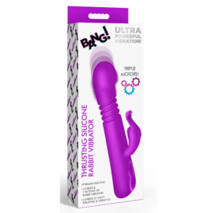 Silicone Rabbit Vibrator Purple