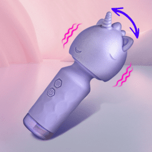 Silicone Massager Wand Vibrator Purple
