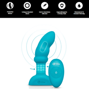 B-vibe Remote Control Rimming Plug Vibrating P-spot Massager