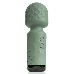 Vibrating Mini Wand Vibrator – Sage Green