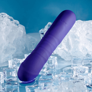 Waterproof Thrusting Vibrator Purple