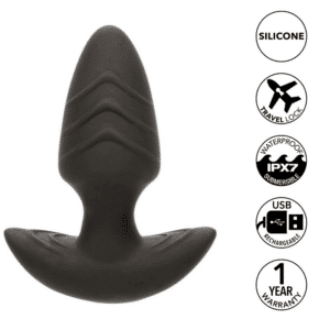 Rock Bottom Vibrate Rotating Probe Vibrating Butt Plug