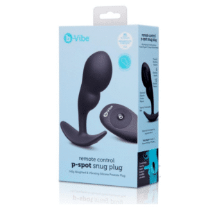 Silicone Prostate Massager Black