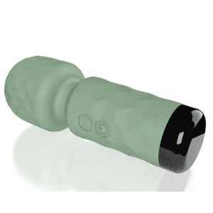 Vibrating Mini Wand Vibrator – Sage Green
