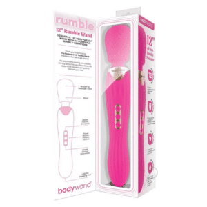 Rechargeable Wand Vibrator Hot Pink