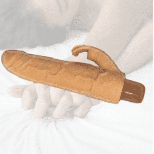 Quick Dick Flexible Clitoral Stimulator Vibrating Dildo Realistic Vibrator Vanilla