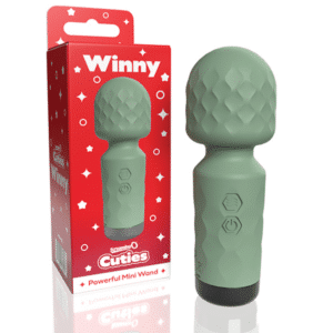 Vibrating Mini Wand Vibrator – Sage Green