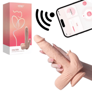 Realistic 8.5-inch Thrusting Dildo W/clit Licker