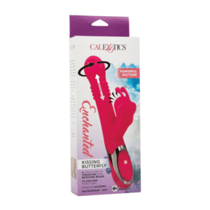 Enchanted Kissing Butterfly Pink Thrusting Clitoral Sucking Vibrator