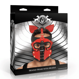 Sex Hood with Removable Muzzle Sex Restraints