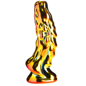 Strap-On Compatible Fantasy Glass Dildo