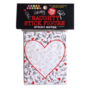 Naughty Dirty Stick Figure Sticky Office Note Pad Novelty Party Gags & Gifts
