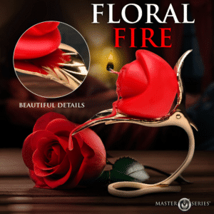 Rose Candle w/ Holder