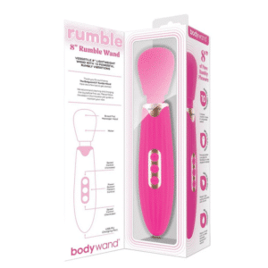Rechargeable Wand Vibrator Hot Pink