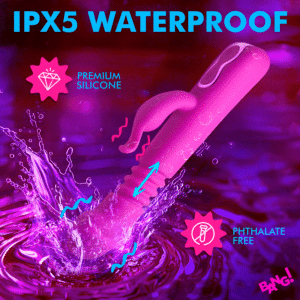 Silicone Rabbit Vibrator Purple