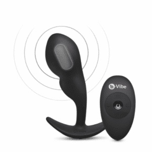 Silicone Prostate Massager Black