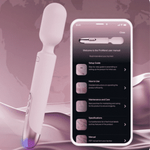 Vibrator LED Light Display - Pink