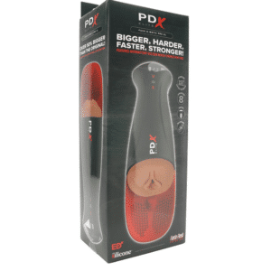 PDX Elite Fap-O-Matic Pro XL Pussy Suction Stroker Masturbation Cup Brown