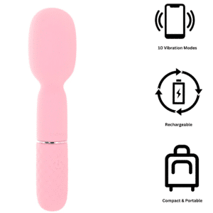 Mini Wand Vibrator Pink