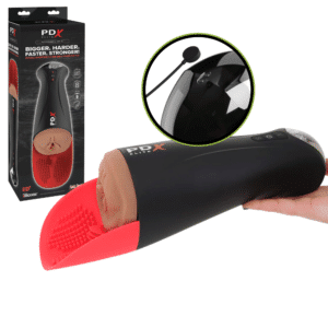 PDX Elite Fap-O-Matic Pro XL Pussy Suction Stroker Masturbation Cup Brown