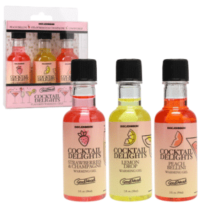 Lickable Water-Based Flavored Warming Gels 2oz - 3-Pack