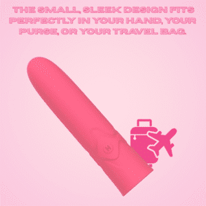 Travel-Friendly Bullet Vibrator – Pink