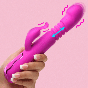 Silicone Rabbit Vibrator Purple
