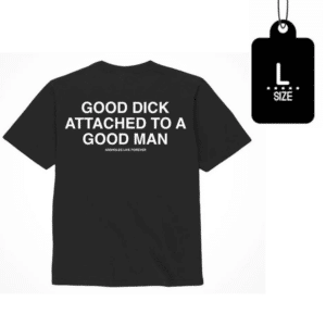 Statement T-Shirt Black Large