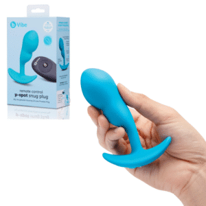 Vibrating Silicone Prostate Massager Blue
