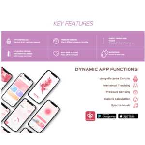 Flicking Tongue Vibrator - Purple