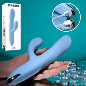 Clitoral Stimulator Silicone Rabbit Vibrator Blue