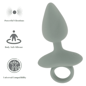 Vibrating Butt Plug with Loop