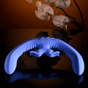 Waterproof Dual-Ended Vibrator Blue