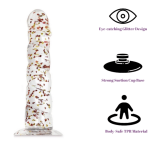 Swirls Suction Cup Dildo