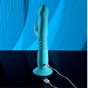 Rabbit Vibrator with Removable Suction Cup