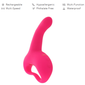 G-spot Stimulator Silicone Dildo with Handle