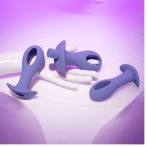 Waterproof Butt Plug Set Purple