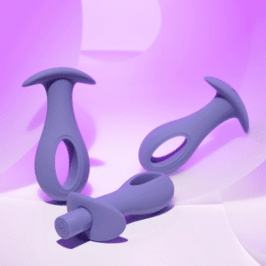 Waterproof Butt Plug Set Purple