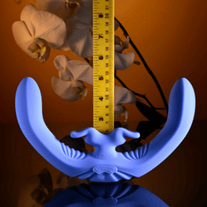 Waterproof Dual-Ended Vibrator Blue