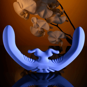 Waterproof Dual-Ended Vibrator Blue