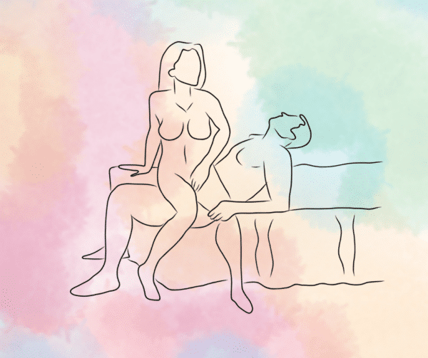 how to do a Side-Saddle Sit sex possition