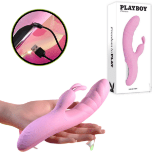 Rub Me Right Rabbit Vibrator with Thrusting G-Spot Head